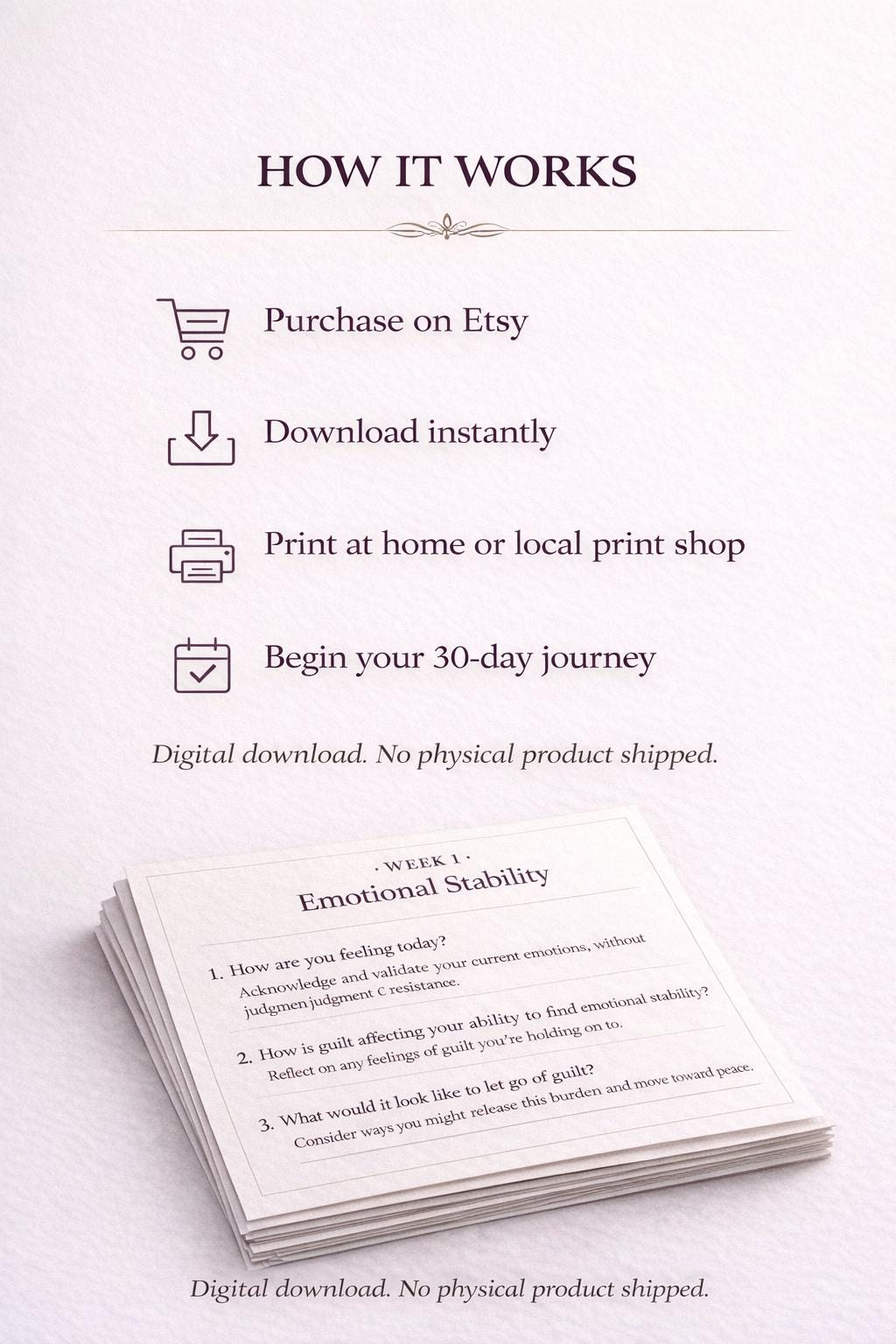 Empowerment Workbook for Incarcerated Loved Ones | 30-Day Stability Journal (PDF)