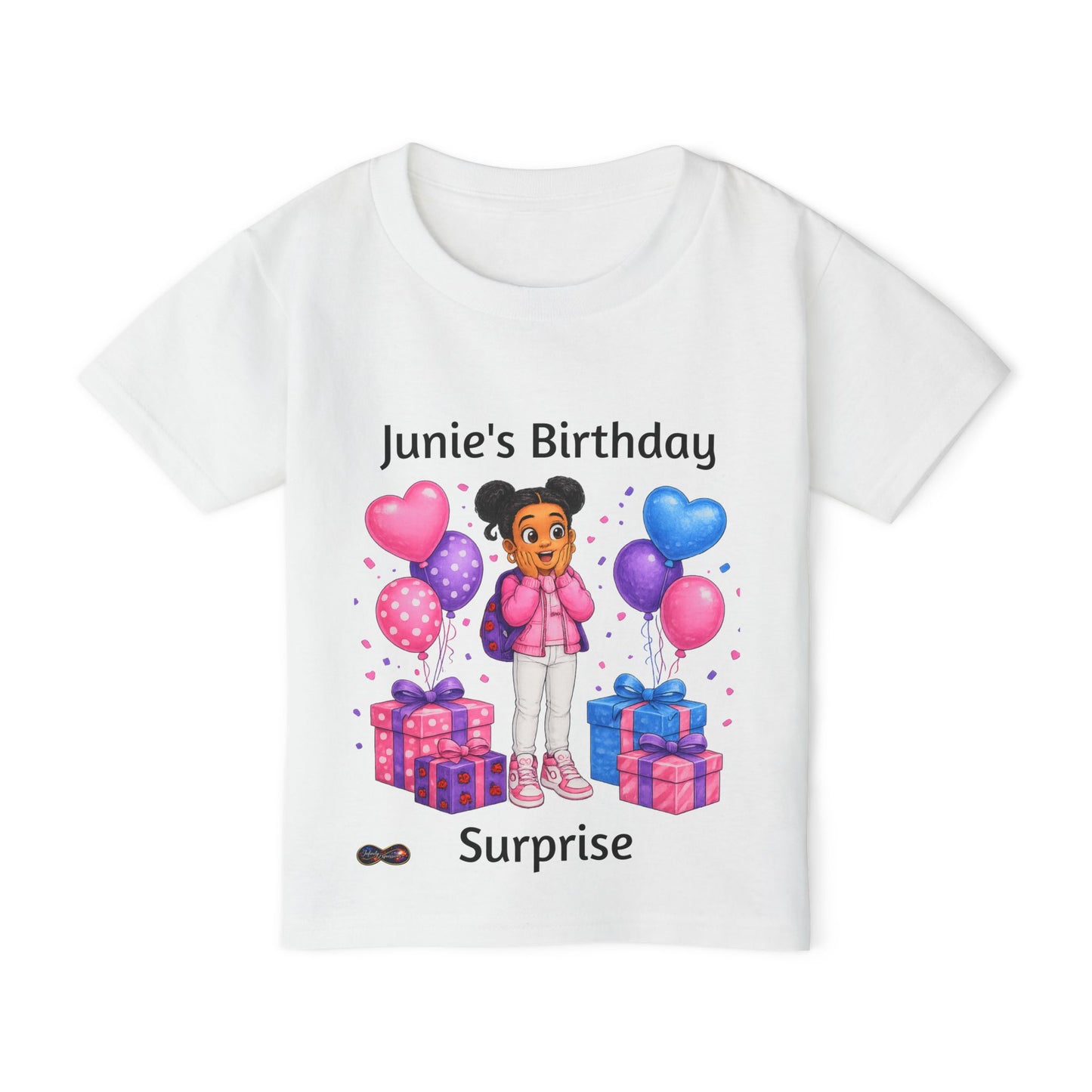Toddler Junie's Birthday Surprise Tee & Book Bundle