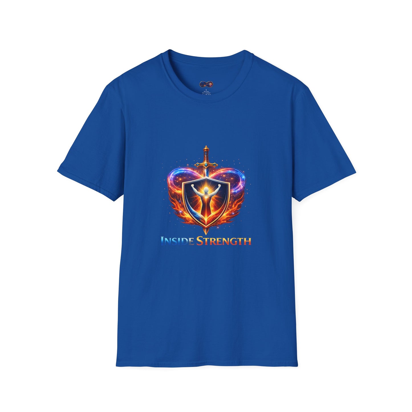 Inside Strength T-Shirt — Courage Shield Graphic Tee