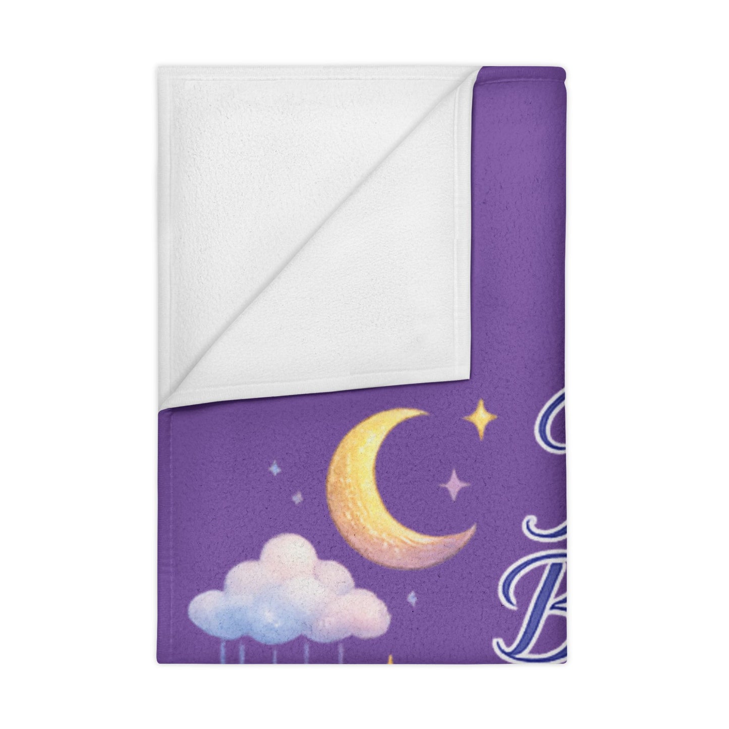 Born Infinite Toddler Blanket — Galaxy Infinity Design, Soft Baby Throw for Nursery