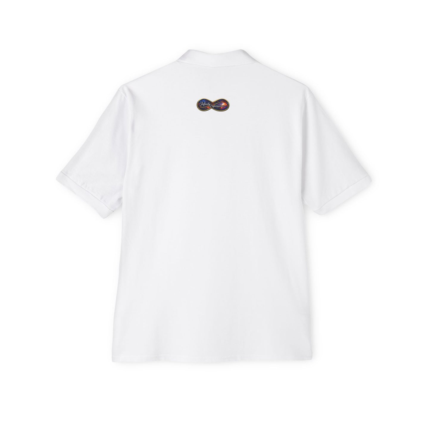 Embroidered Crown & Script Men's Polo — Classic Golf Club Shirt