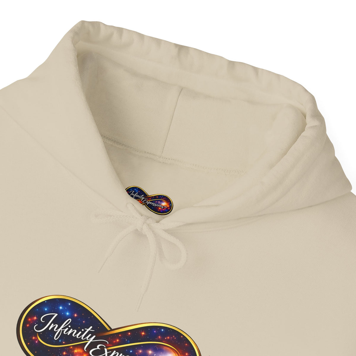 Infinity Galaxy Hoodie — "Infinity Expressions" Space Logo Pullover