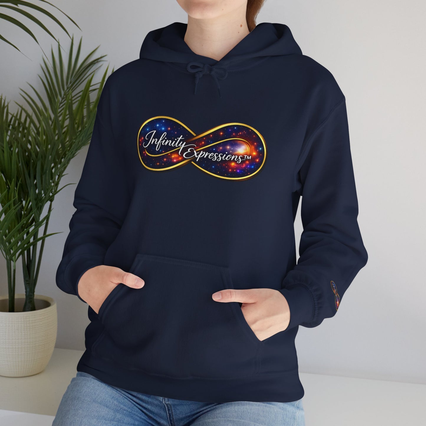 Infinity Galaxy Hoodie — "Infinity Expressions" Graphic Space Hoodie