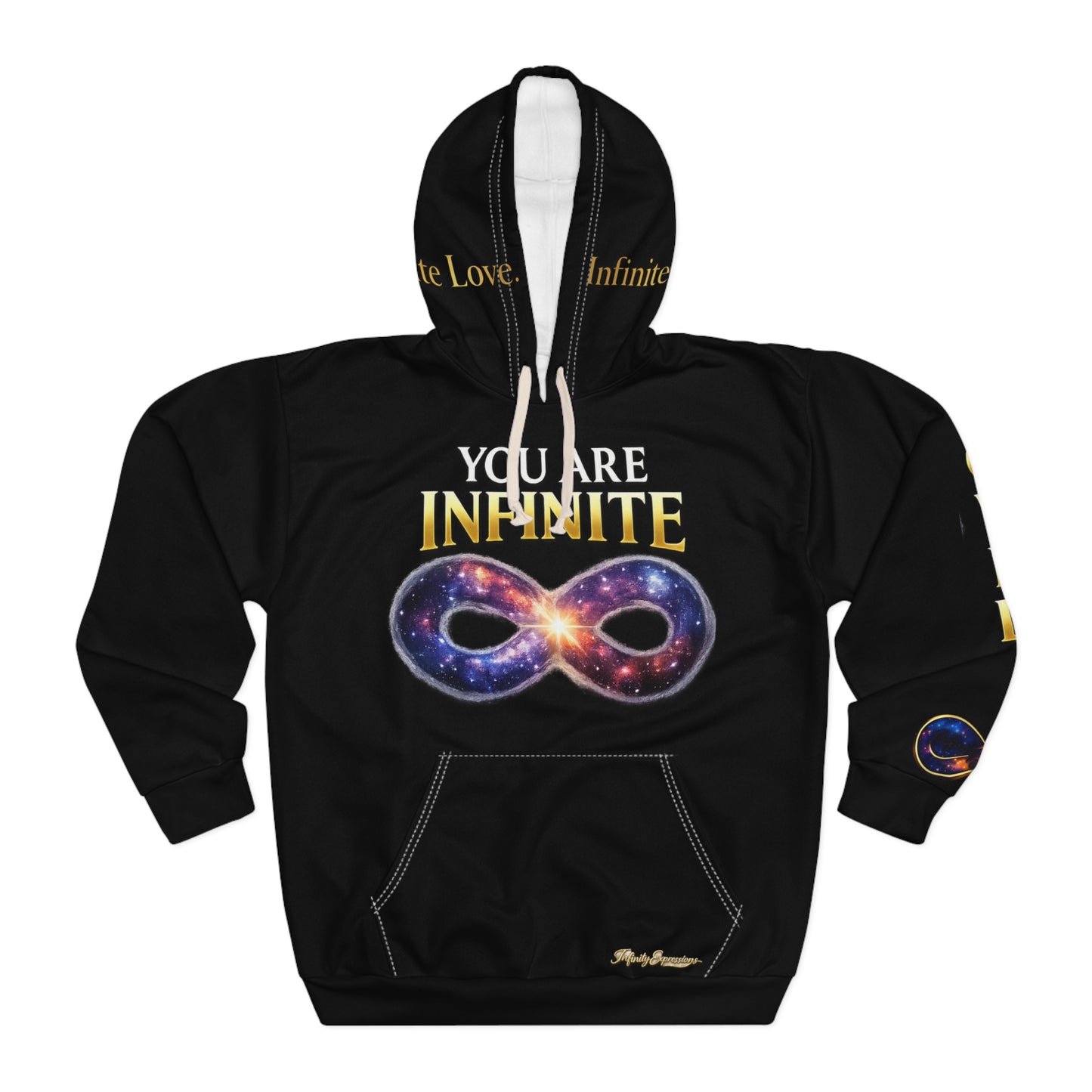 You Are Infinite Galaxy Infinity Hoodie — Inspirational Pullover for Spiritual Growth & Self-Empowerment