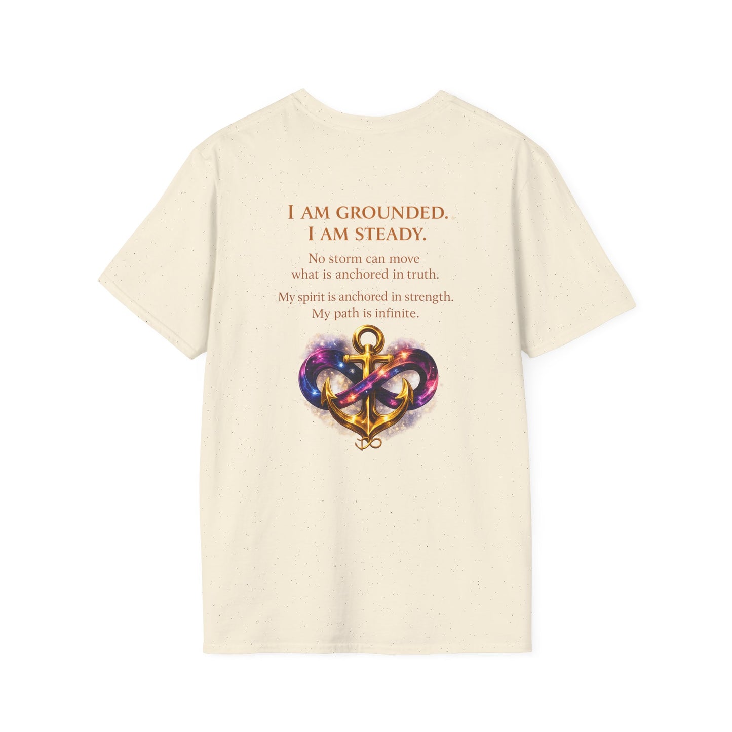 Anchor Infinity T-Shirt — "Infinite Anchors" Nautical Logo Tee (Anchored in Strength)