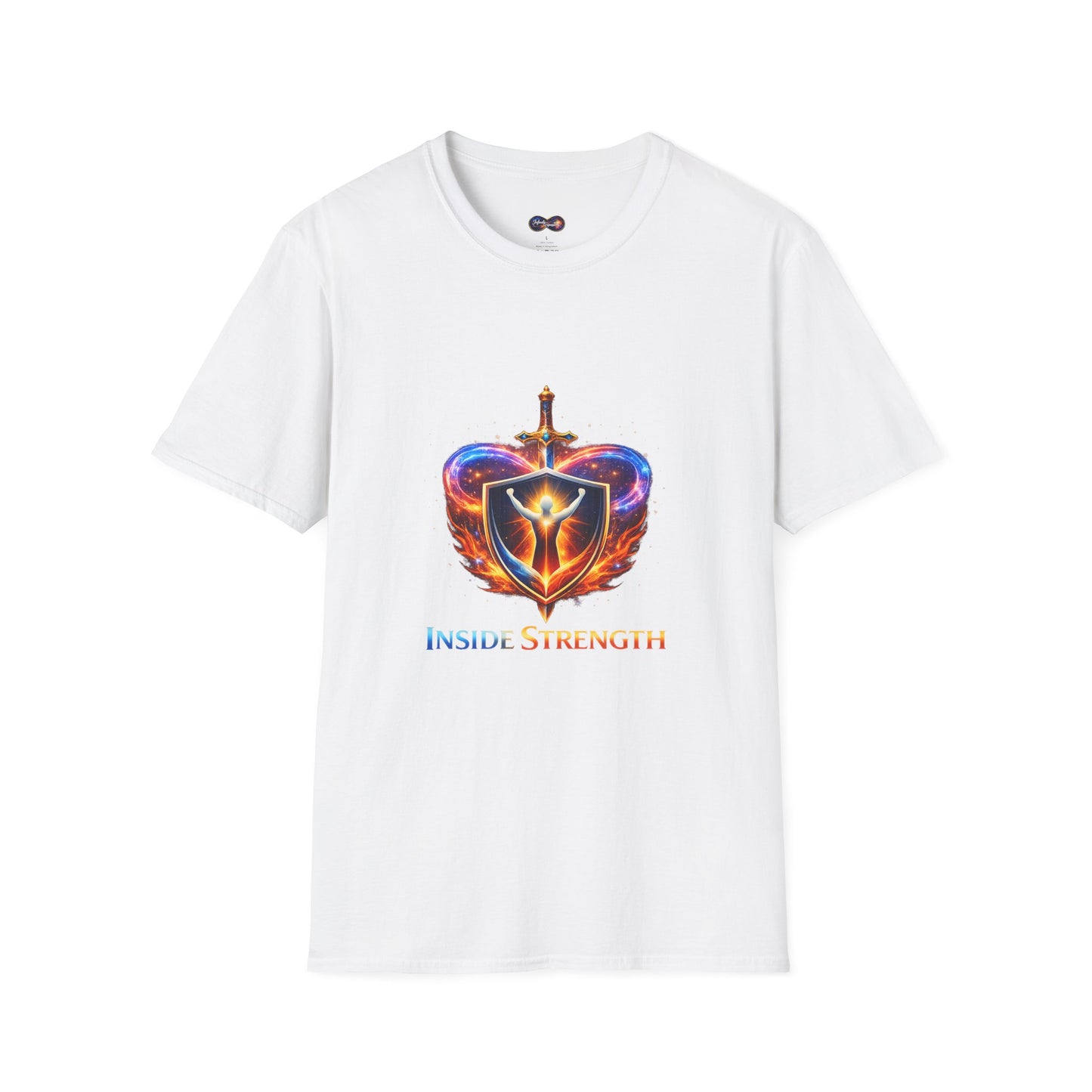 Inside Strength T-Shirt — Courage Shield Graphic Tee