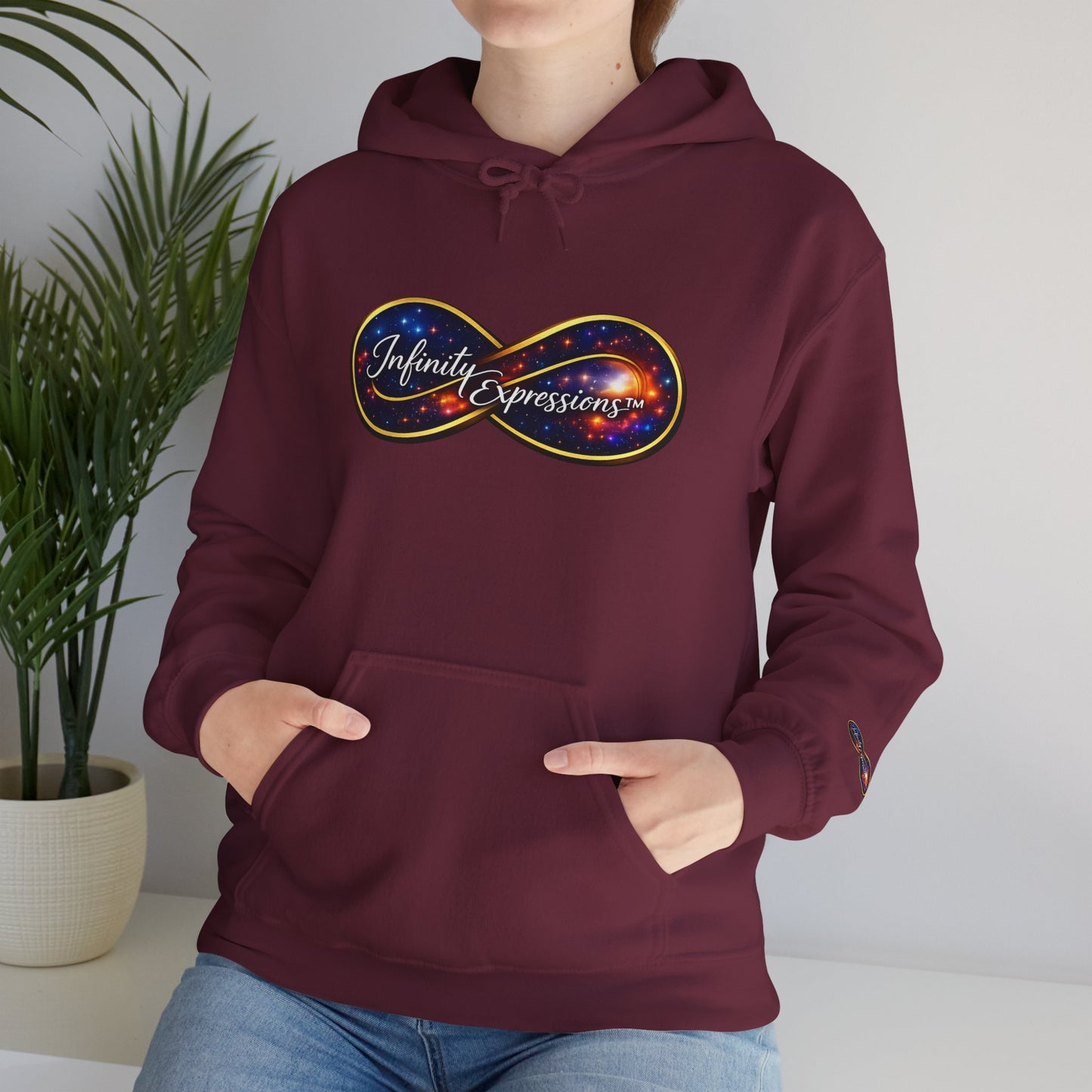 Infinity Galaxy Hoodie — "Infinity Expressions" Graphic Space Hoodie