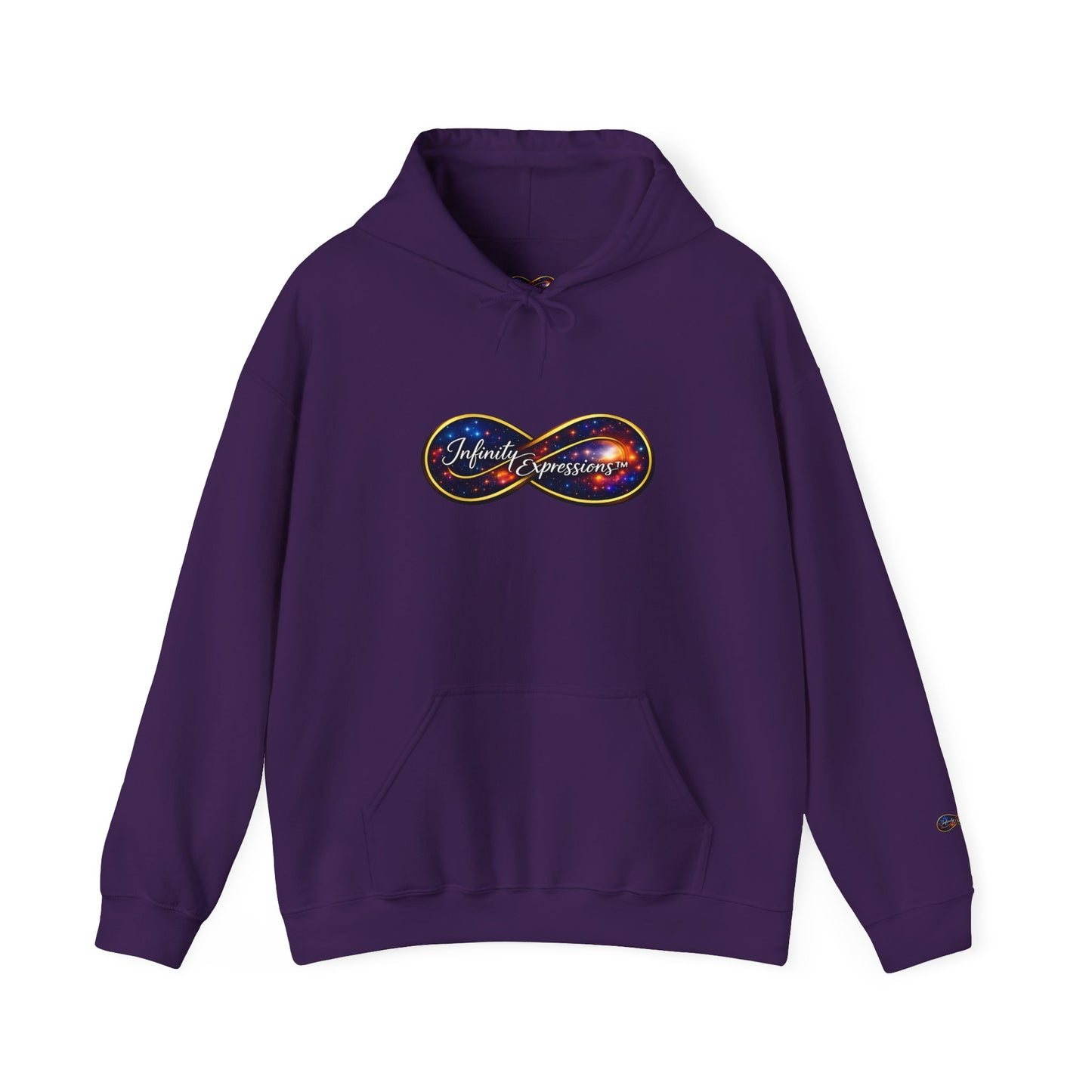 Infinity Galaxy Hoodie — “Infinite Impressions” Space Logo Pullover