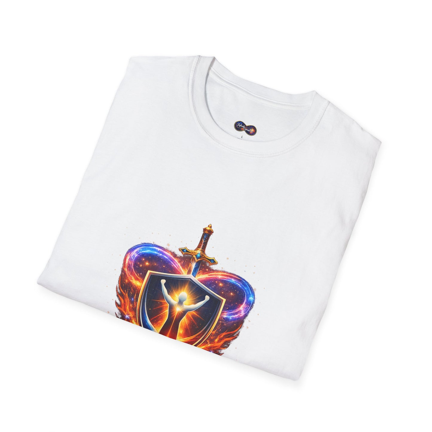 Inside Strength T-Shirt — Courage Shield Graphic Tee