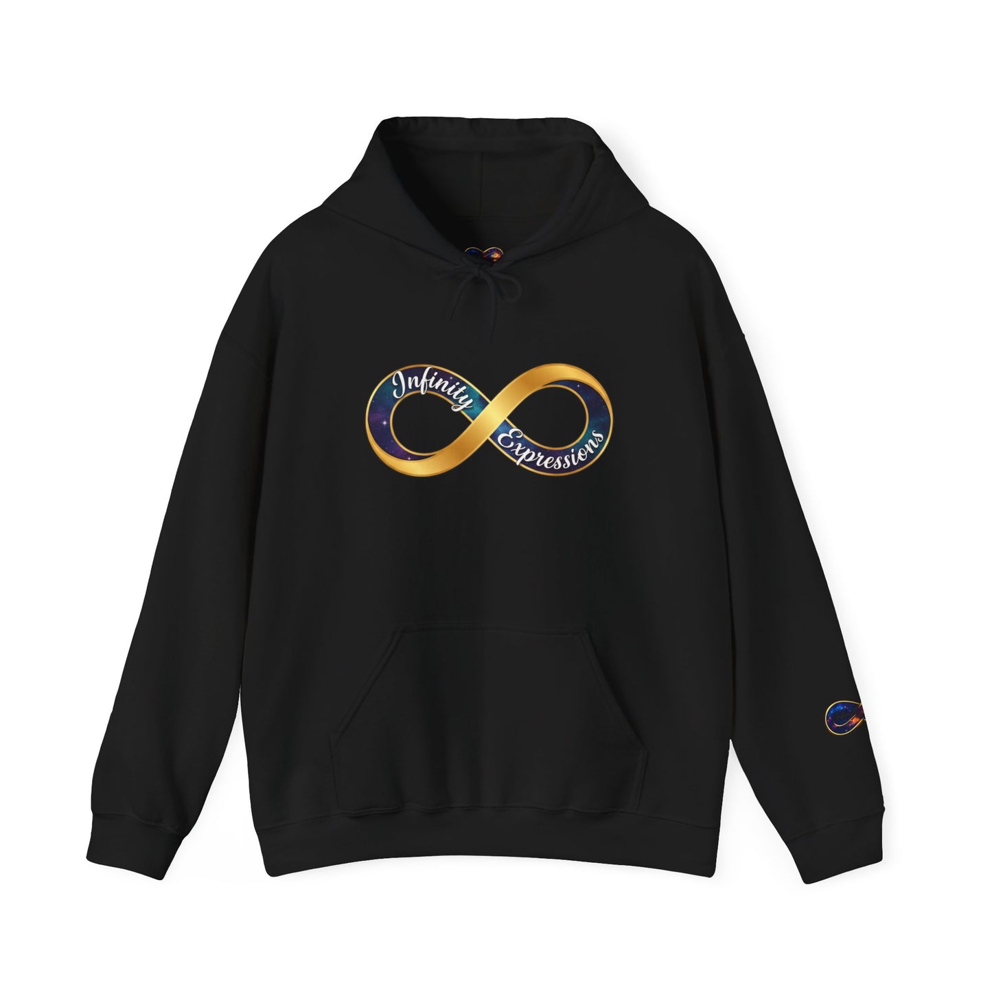 Infinity Galaxy Hoodie — "Infinity Expressions" Graphic Space Hoodie