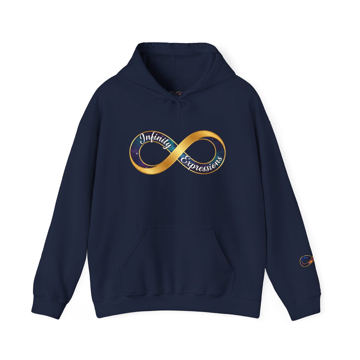 Infinity Galaxy Hoodie — "Infinity Expressions" Graphic Space Hoodie