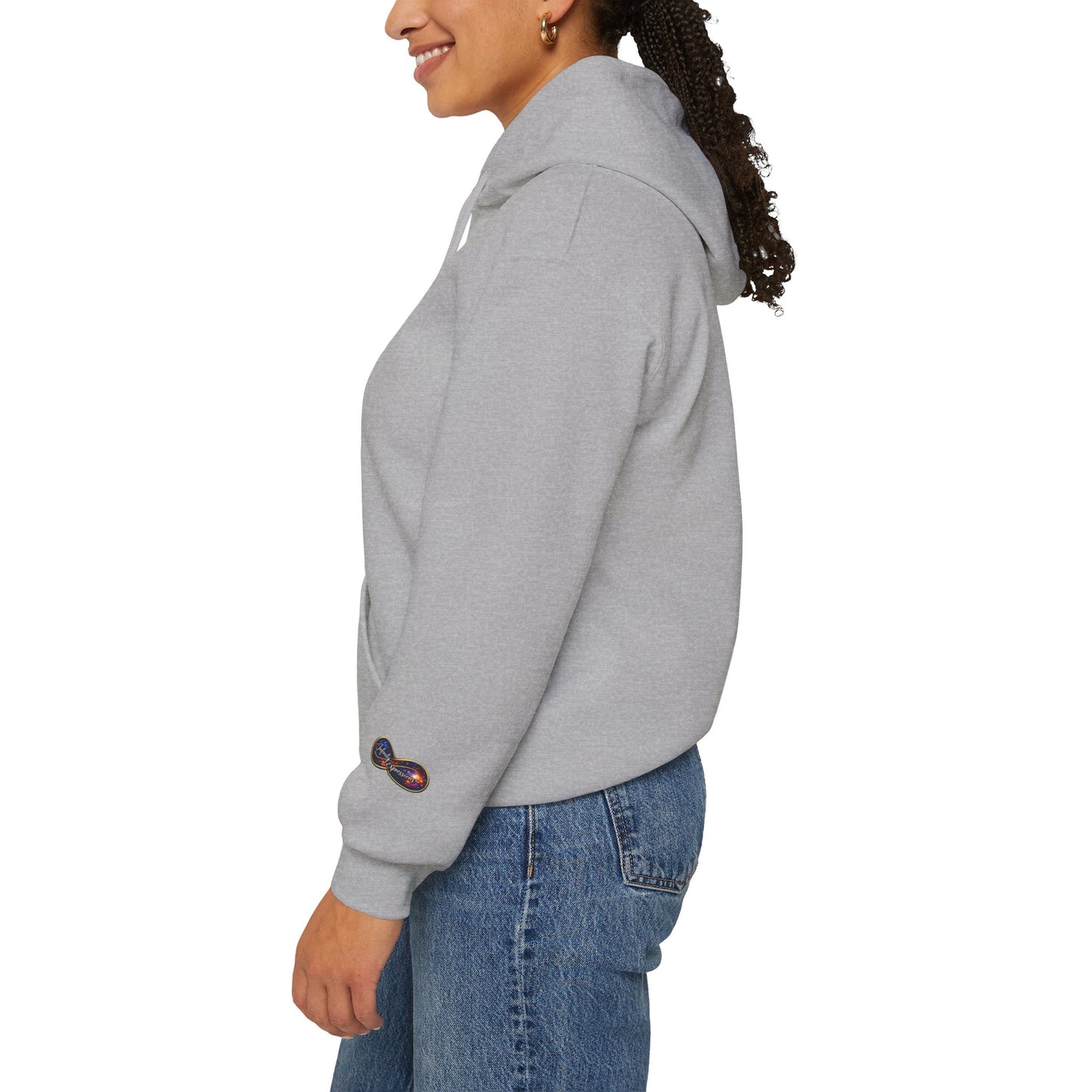 Infinity Galaxy Hoodie — "Infinity Expressions" Graphic Space Hoodie