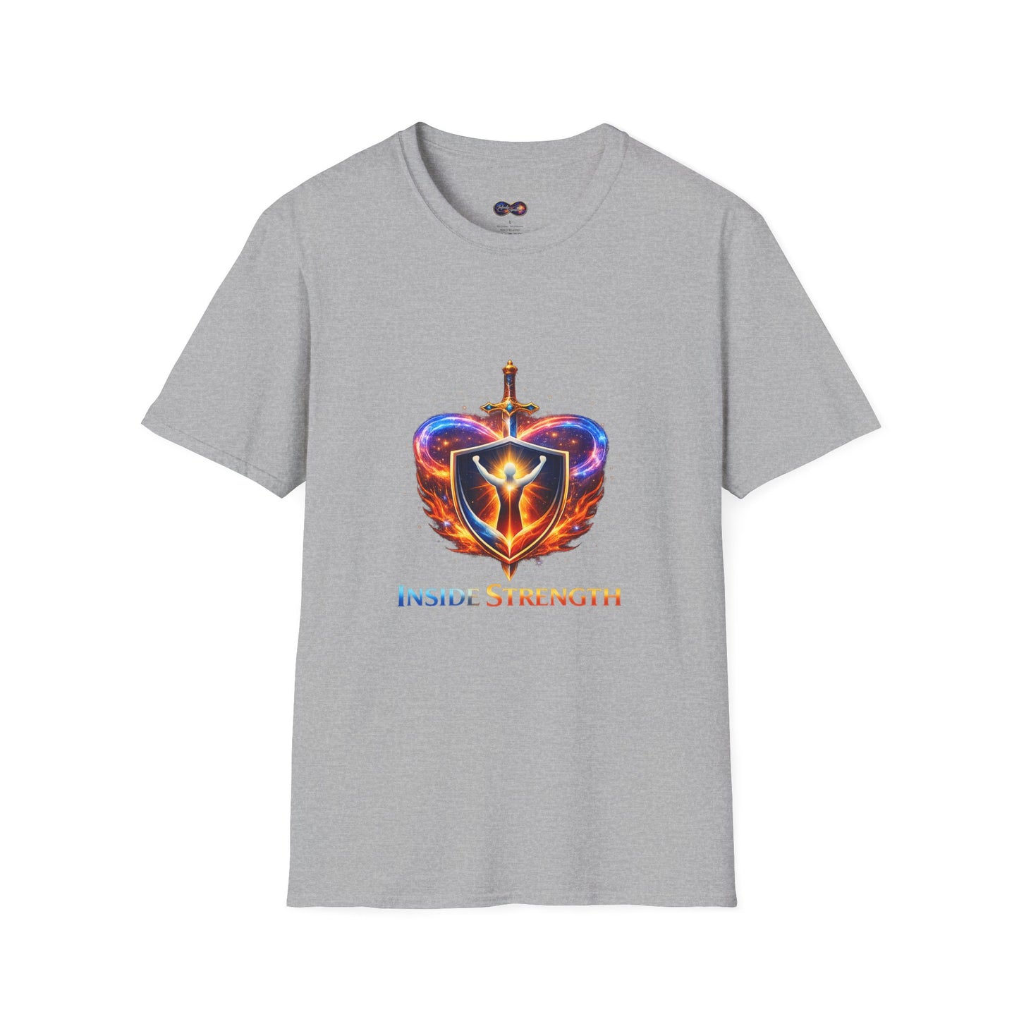 Inside Strength T-Shirt — Courage Shield Graphic Tee