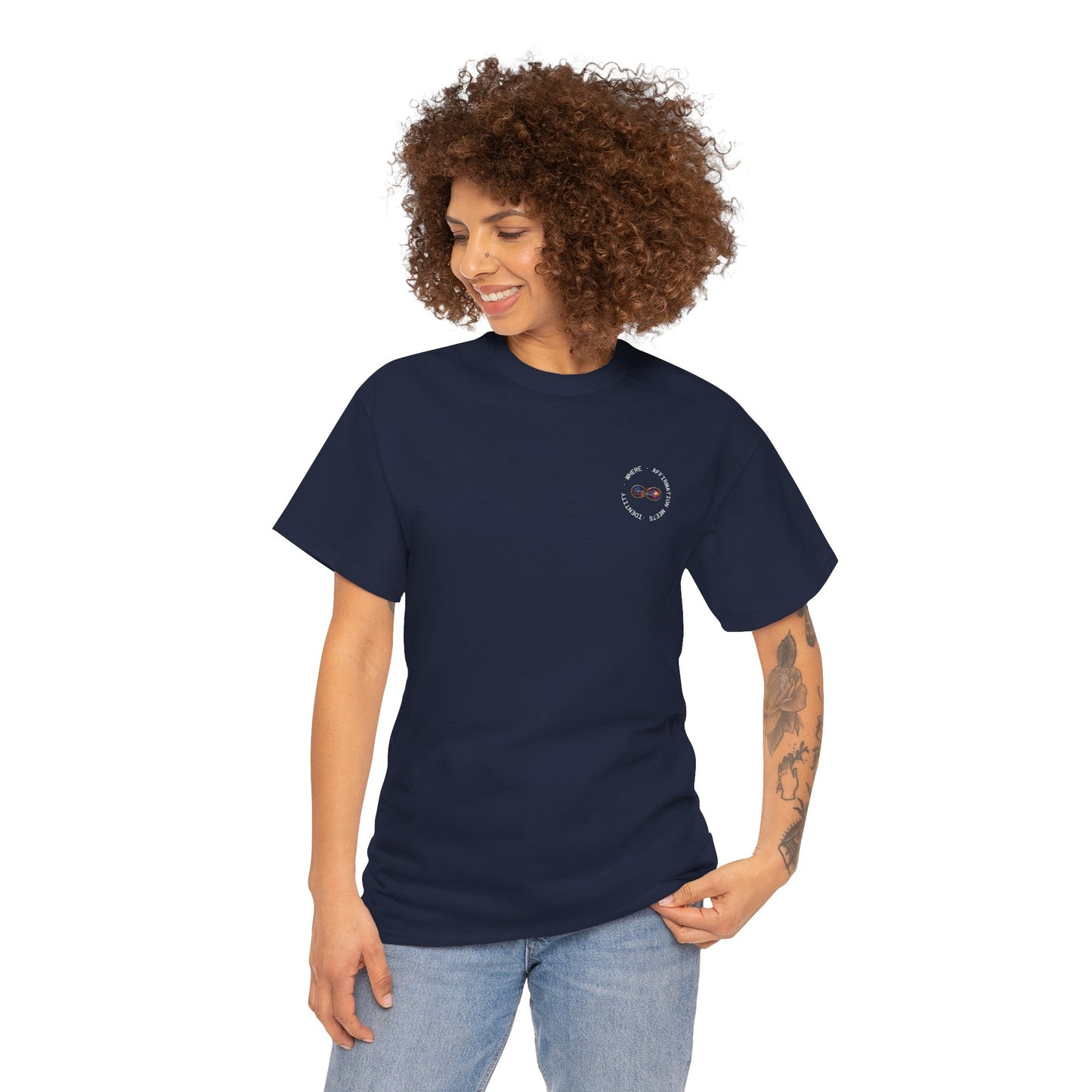 Affirmation Tee — "I AM" Strong Fearless Confident Unbreakable
