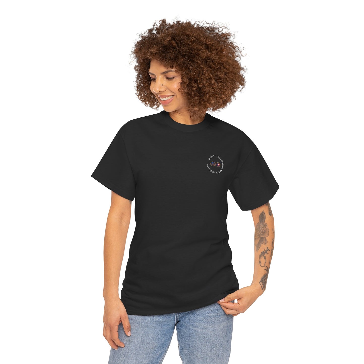 Affirmation Tee — "I AM" Strong Fearless Confident Unbreakable