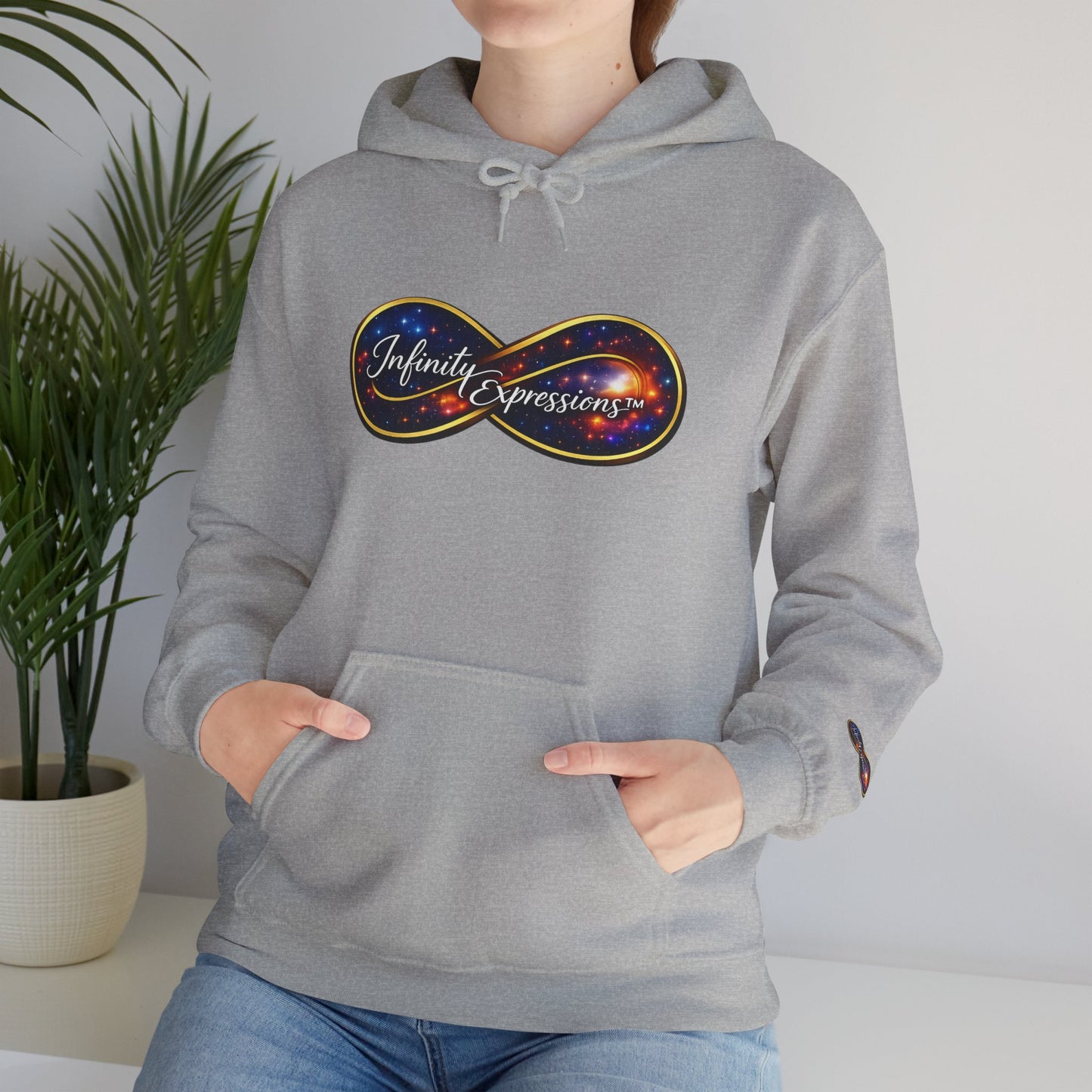 Infinity Galaxy Hoodie — "Infinity Expressions" Graphic Space Hoodie