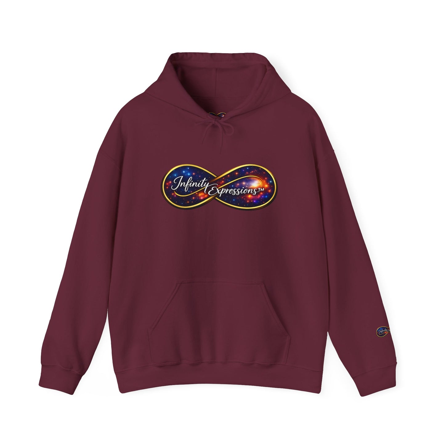 Infinity Galaxy Hoodie — "Infinity Expressions" Graphic Space Hoodie