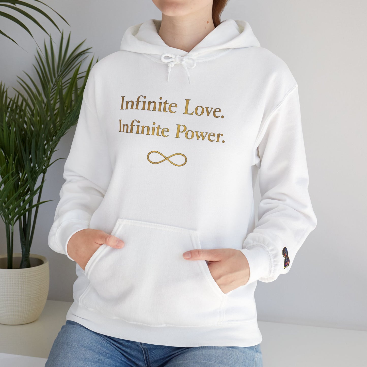 Infinite Love, Infinite Power Hoodie – Inspirational Infinity Sweatshirt