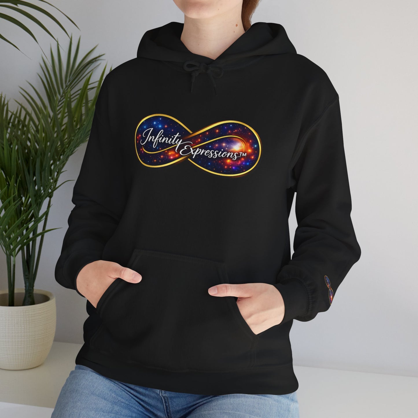 Infinity Galaxy Hoodie — "Infinity Expressions" Graphic Space Hoodie
