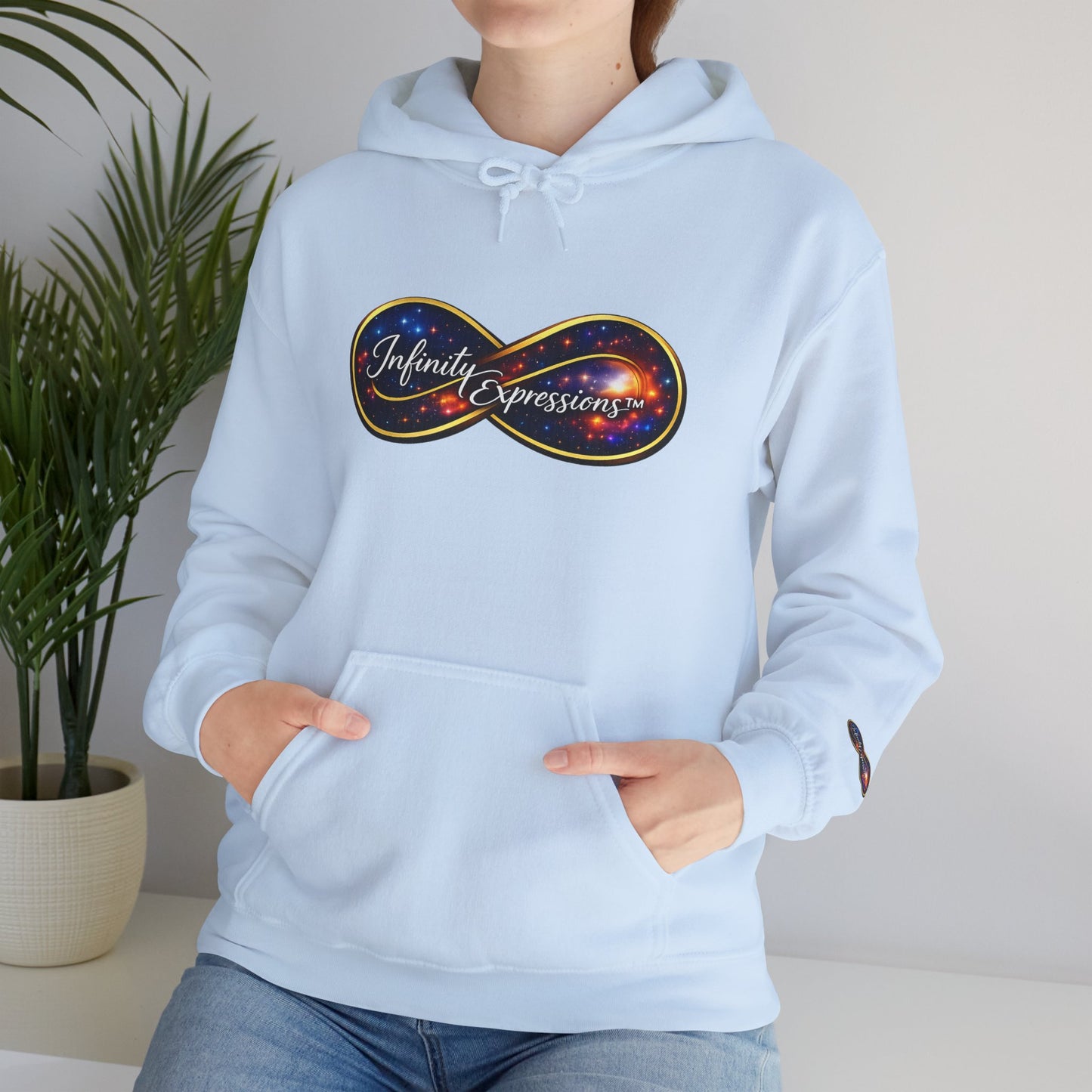 Infinity Galaxy Hoodie — "Infinity Expressions" Graphic Space Hoodie