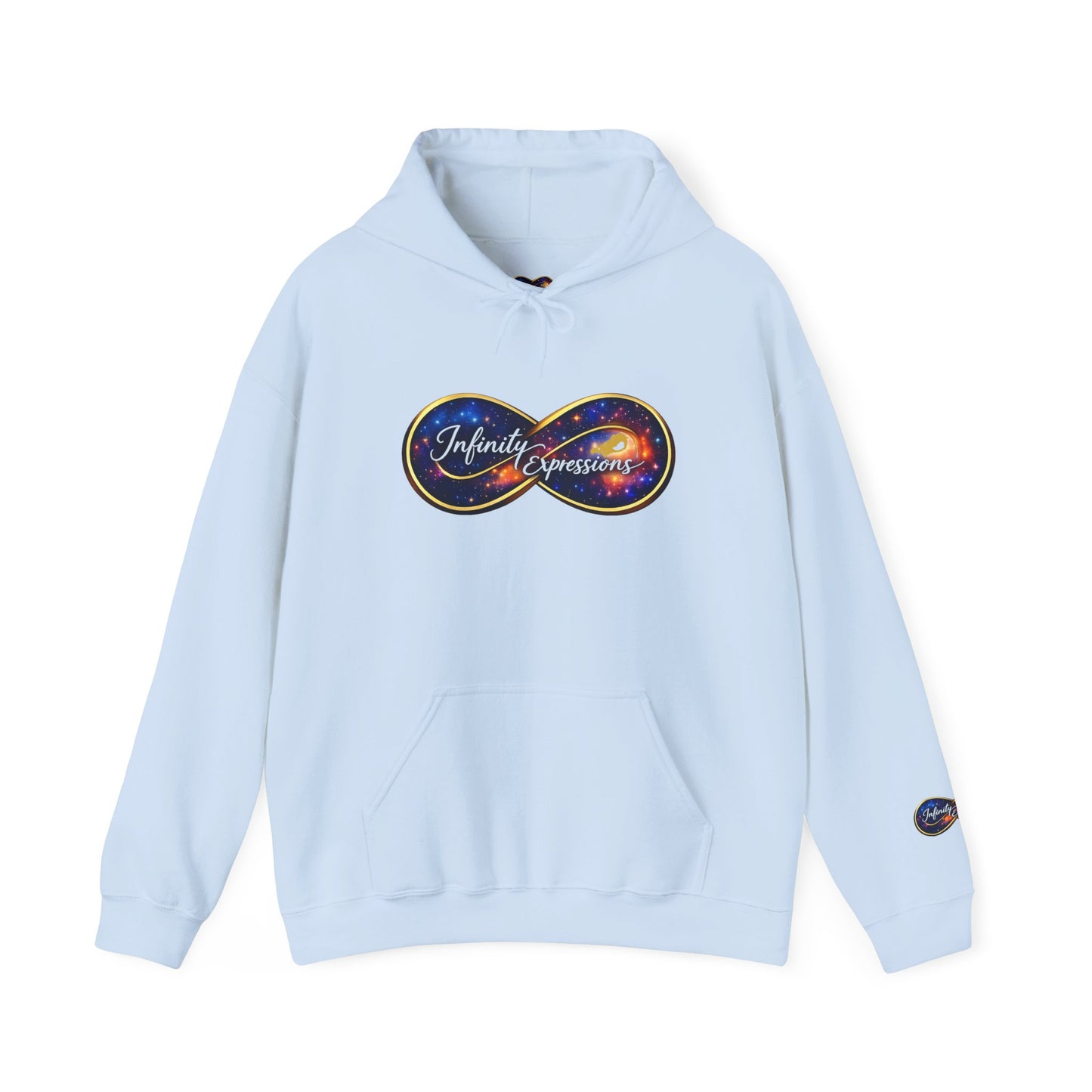 Infinity Galaxy Hoodie — "Infinity Expressions" Graphic Space Hoodie