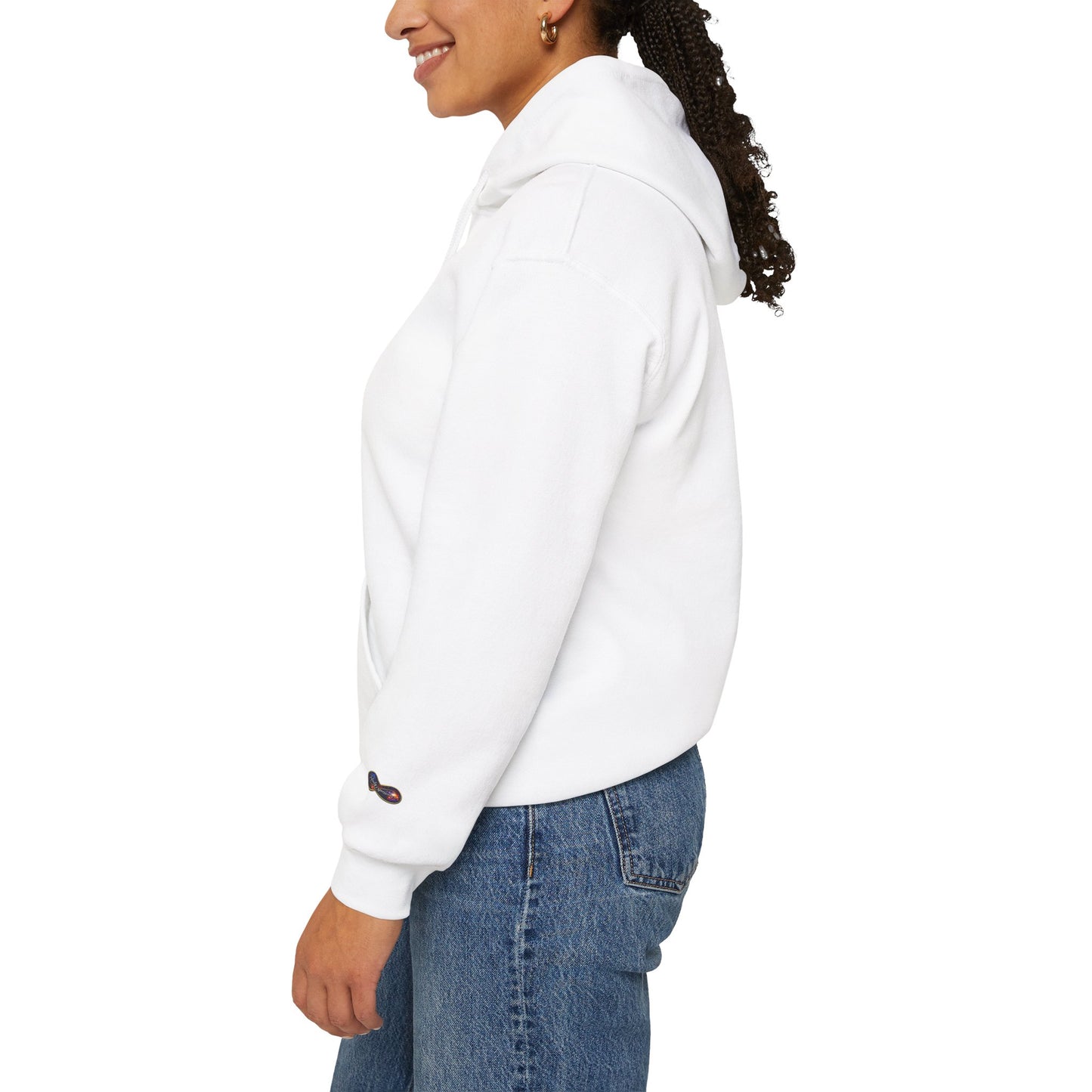Hoodie — "Don't Chase. Attract." Minimalist Manifesto Hooded Sweatshirt