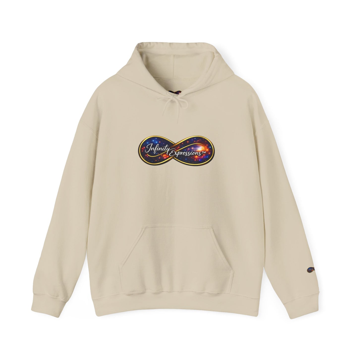 Infinity Galaxy Hoodie — “Infinite Impressions” Space Logo Pullover