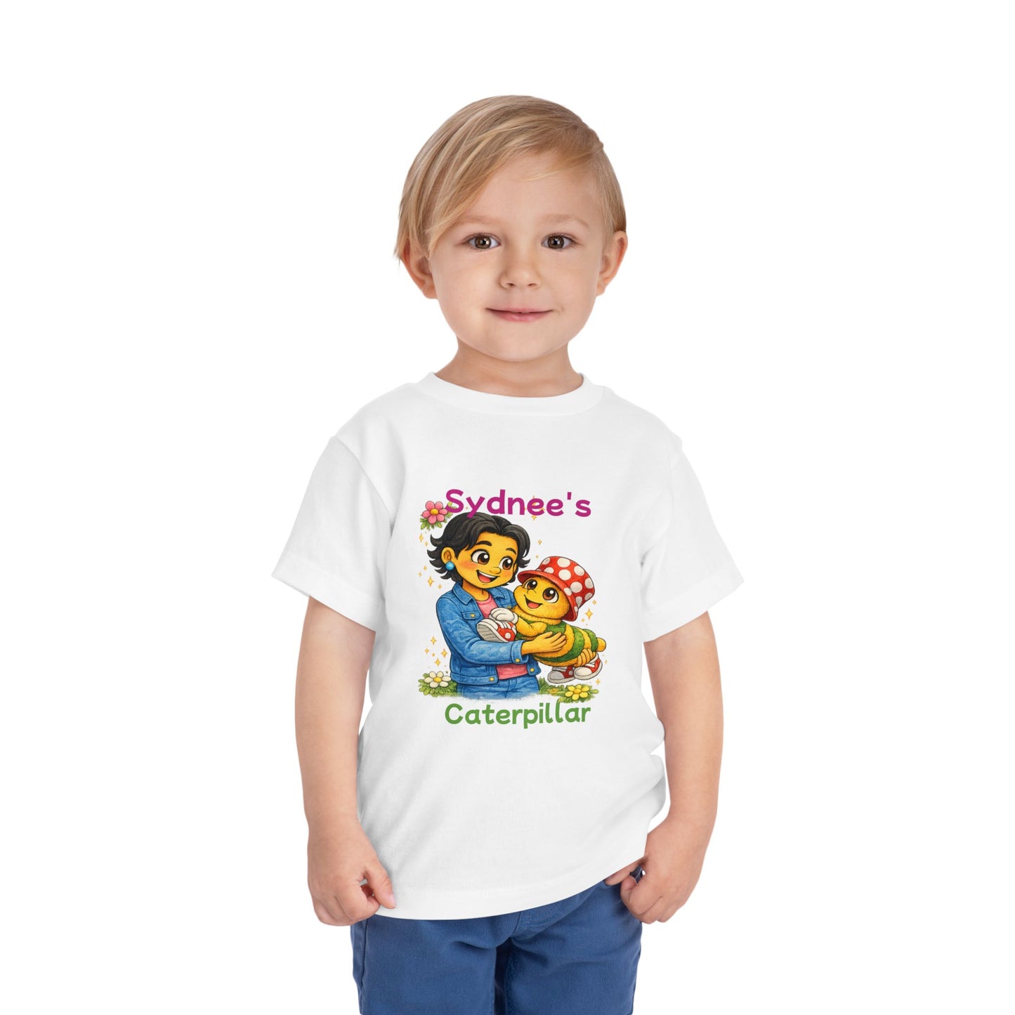 Toddler Tee — "Sydnee's Caterpillar" Cute Kids Shirt
