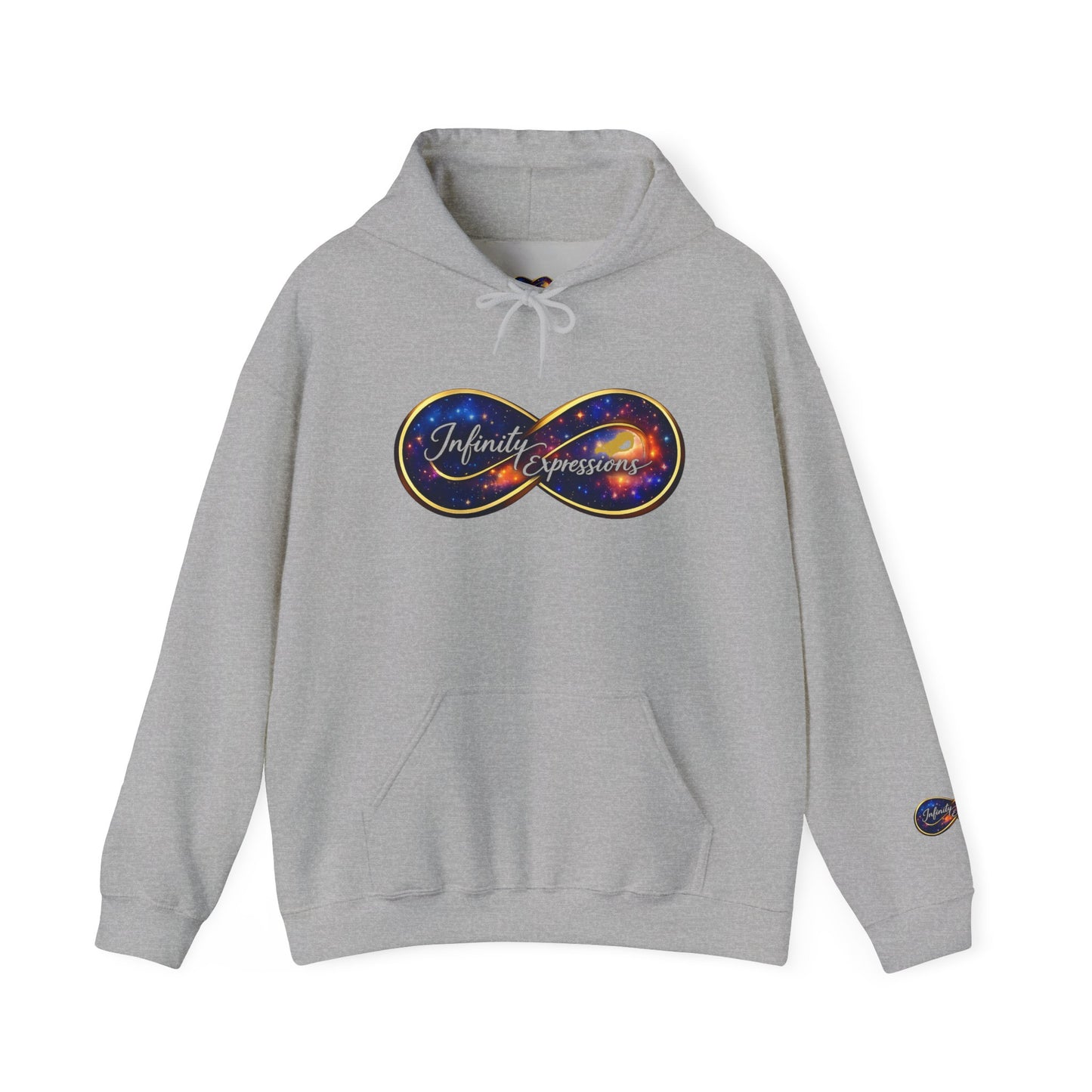 Infinity Galaxy Hoodie — "Infinity Expressions" Graphic Space Hoodie