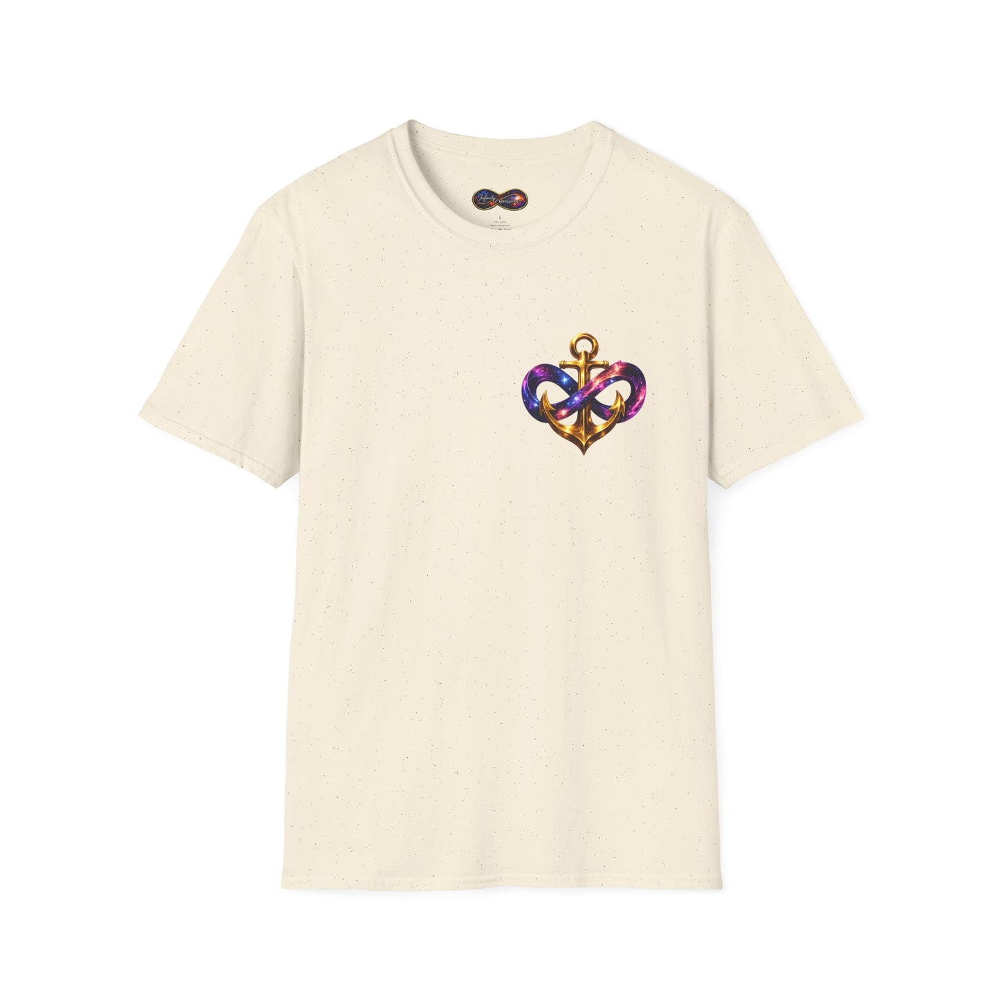 Anchor Infinity T-Shirt — "Infinite Anchors" Nautical Logo Tee (Anchored in Strength)