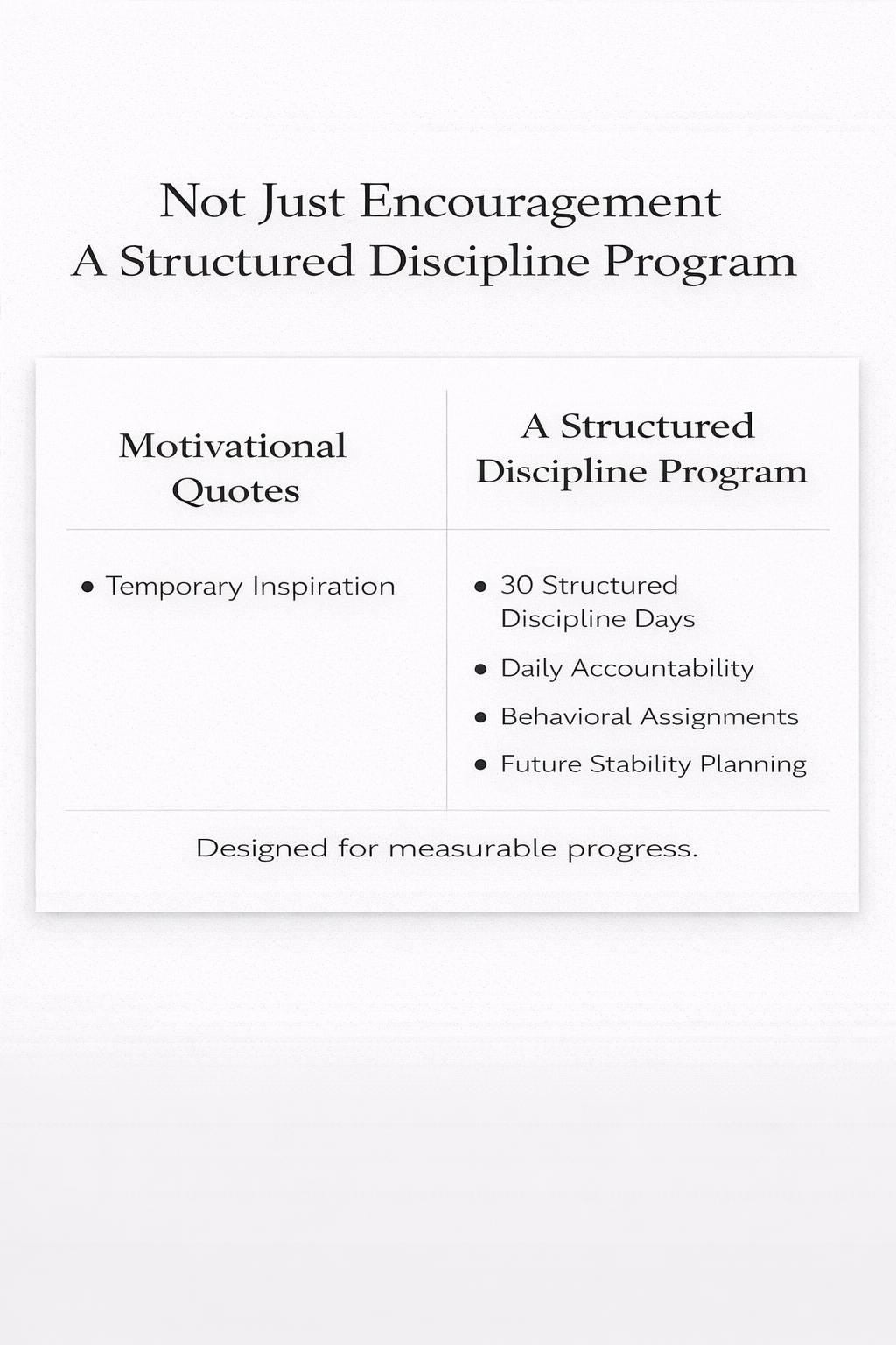 Inside Strength 30-Day Discipline Workbook for Incarcerated Individuals | Prison Support Printable PDF | Institutional Compliant
